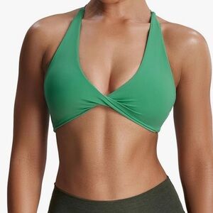 Green Sports Bra